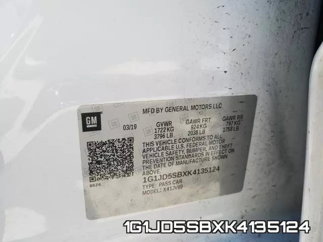 1G1JD5SBXK4135124 фото 2