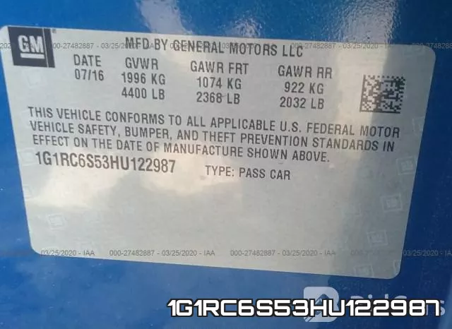 1G1RC6S53HU122987 фото 10