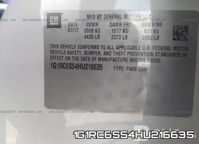 1G1RC6S54HU216635 фото 10