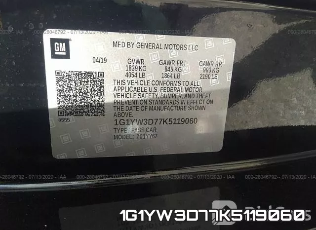 1G1YW3D77K5119060 фото 10