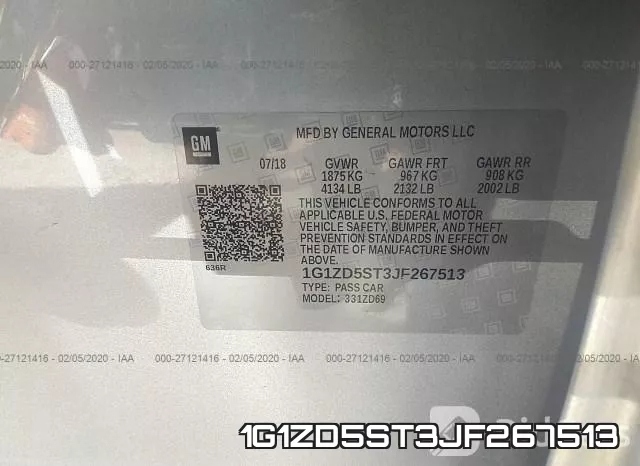 1G1ZD5ST3JF267513 фото 10