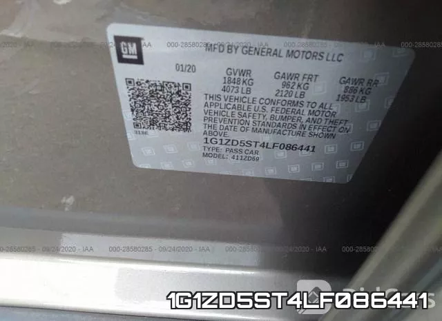 1G1ZD5ST4LF086441 фото 10
