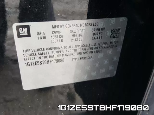 1G1ZE5ST8HF179080 фото 2