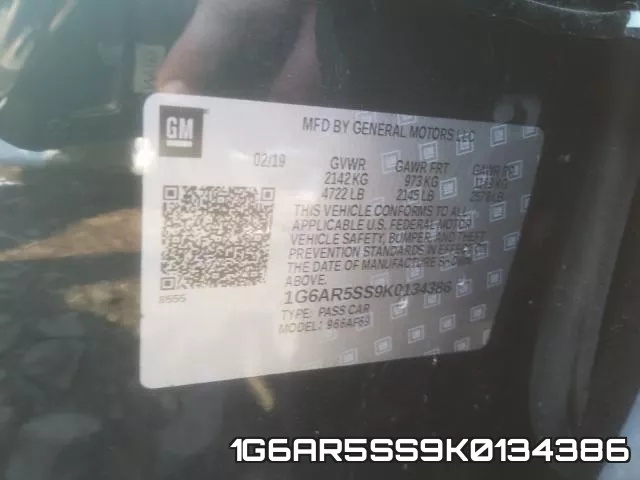 1G6AR5SS9K0134386 фото 2