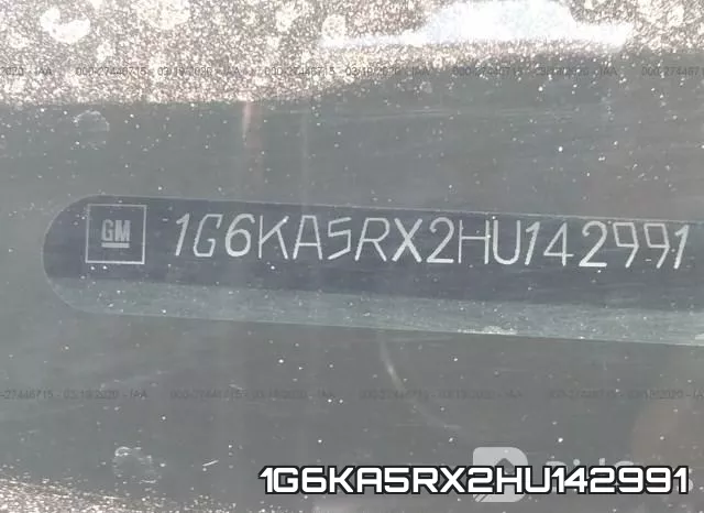 1G6KA5RX2HU142991 фото 10