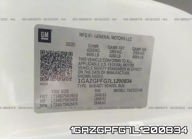 1GAZGPFG7L1200834 фото 10