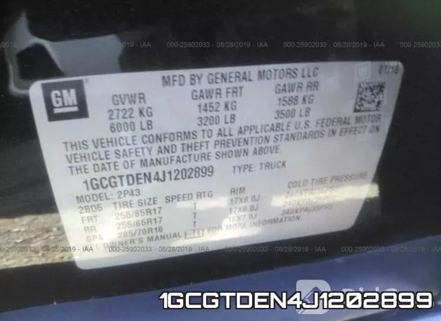 1GCGTDEN4J1202899 фото 10
