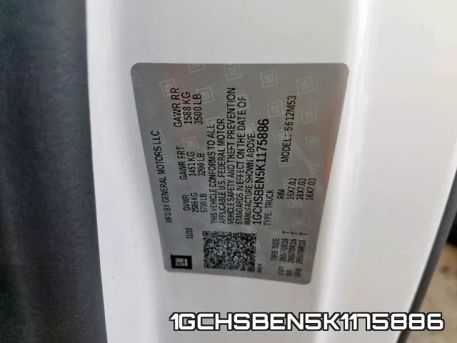1GCHSBEN5K1175886 фото 2
