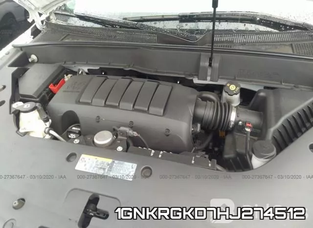 1GNKRGKD7HJ274512 фото 2