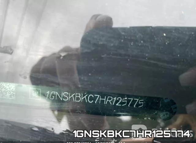 1GNSKBKC7HR125774 фото 9
