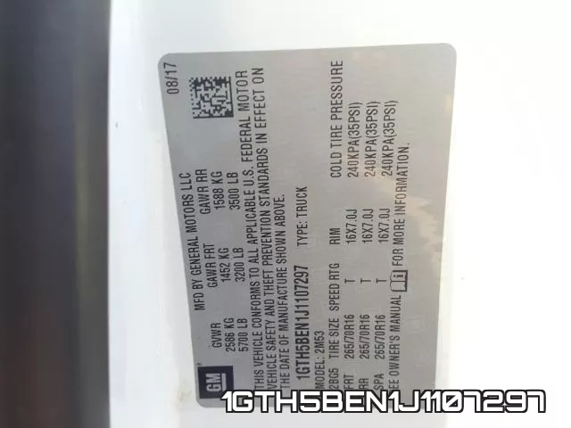 1GTH5BEN1J1107297 фото 2