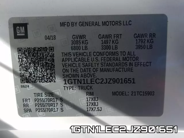 1GTN1LEC2JZ901651 фото 2