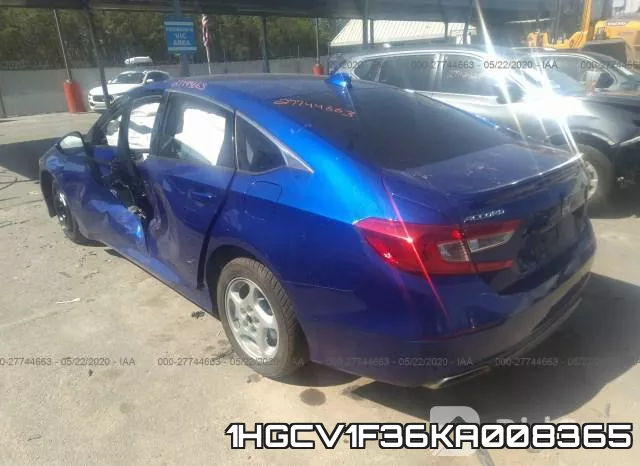 1HGCV1F36KA008365 фото 4