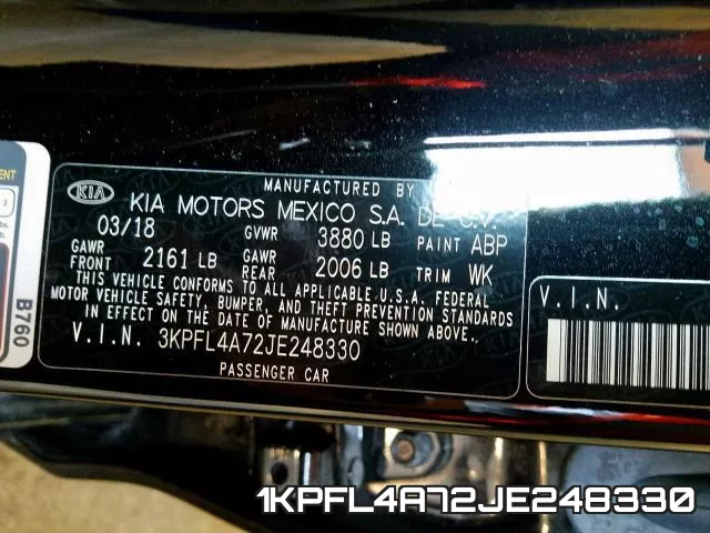 1KPFL4A72JE248330 фото 2