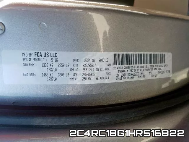 2C4RC1BG1HR516822 фото 2
