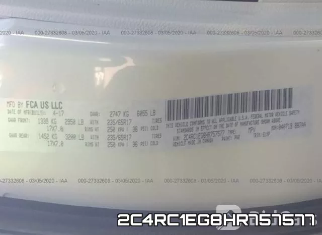 2C4RC1EG8HR757577 фото 10