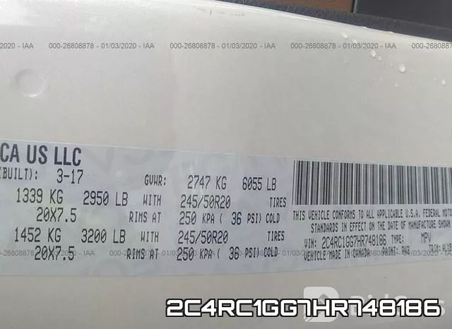 2C4RC1GG7HR748186 фото 10