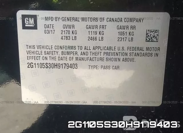 2G1105S30H9179403 фото 10