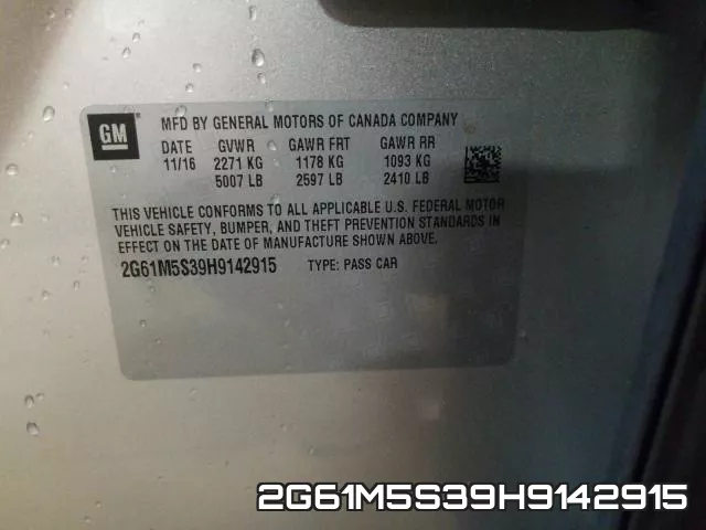 2G61M5S39H9142915 фото 2