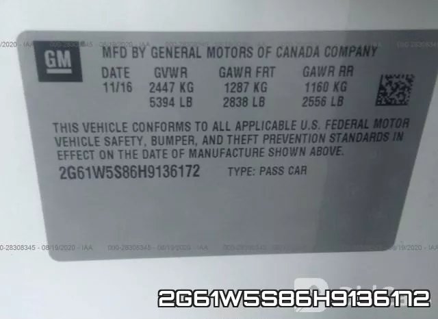 2G61W5S86H9136172 фото 10