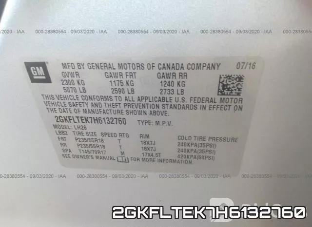 2GKFLTEK7H6132760 фото 10