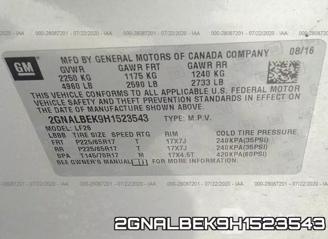 2GNALBEK9H1523543 фото 10