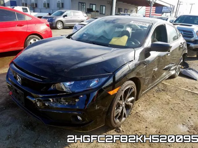 2HGFC2F82KH520095 фото 3