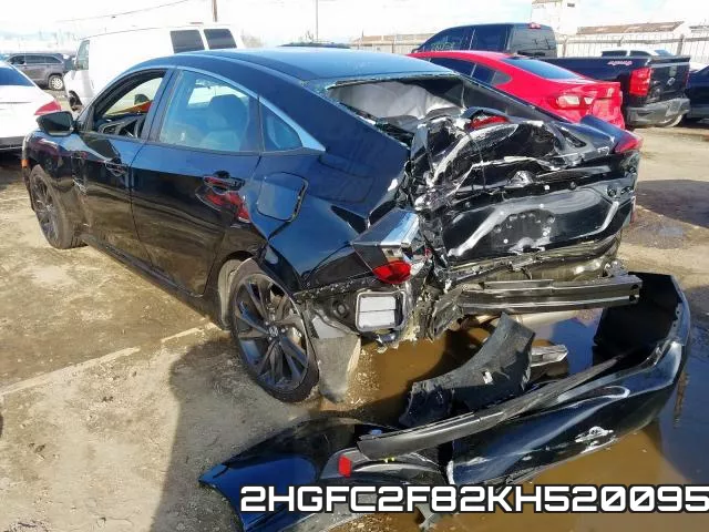 2HGFC2F82KH520095 фото 4