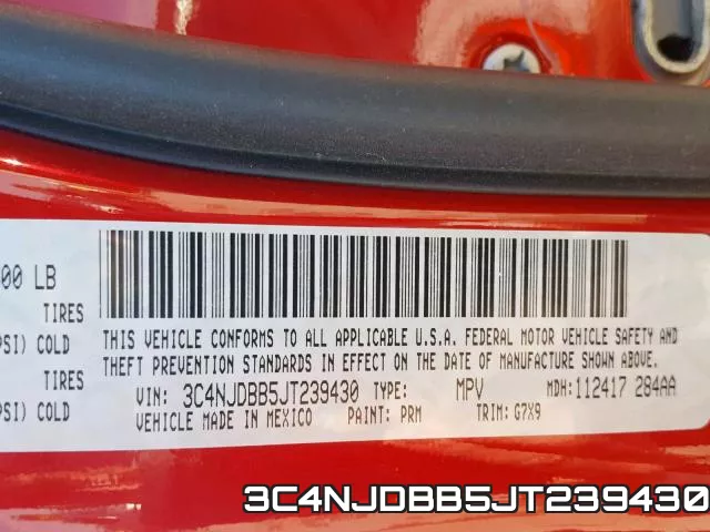3C4NJDBB5JT239430 фото 2