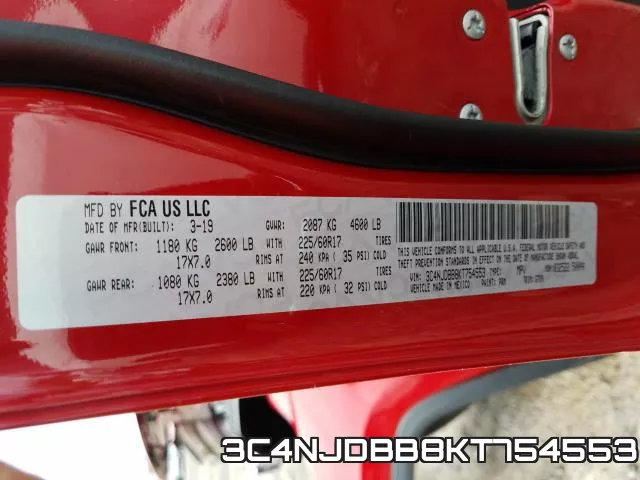 3C4NJDBB8KT754553 фото 2