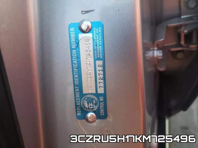 3CZRU5H17KM725496 фото 2