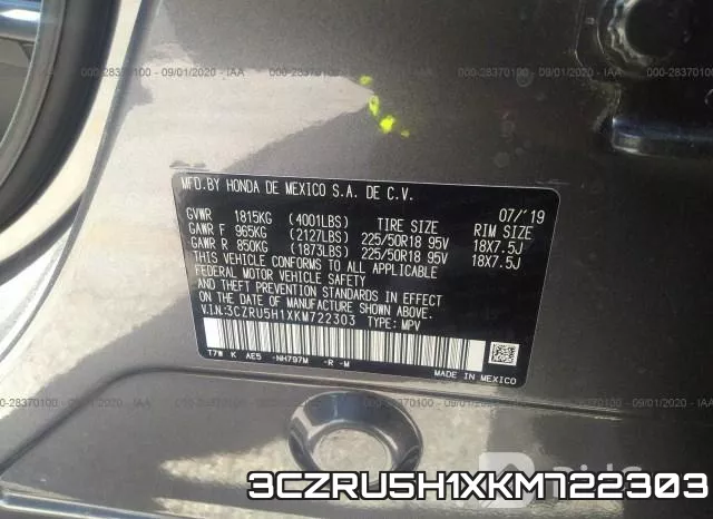 3CZRU5H1XKM722303 фото 10