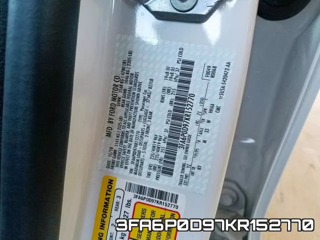 3FA6P0D97KR152770 фото 2
