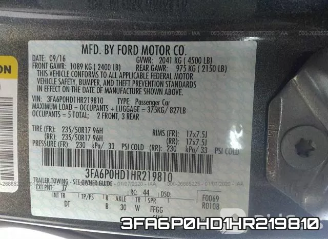 3FA6P0HD1HR219810 фото 10