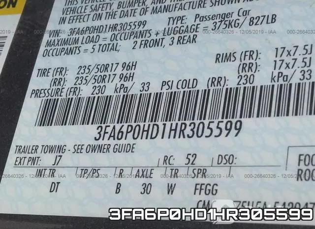3FA6P0HD1HR305599 фото 10