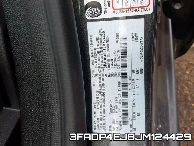 3FADP4EJ8JM124429 фото 2