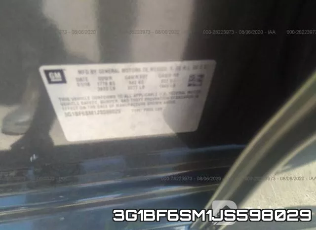 3G1BF6SM1JS598029 фото 10
