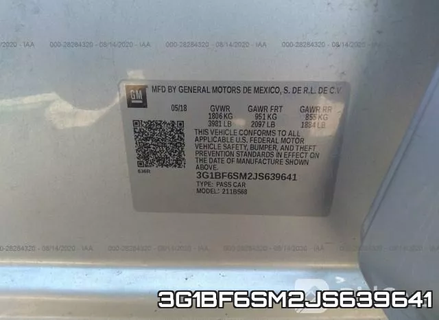 3G1BF6SM2JS639641 фото 10