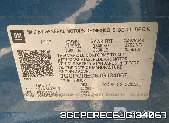 3GCPCREC6JG134067 фото 10