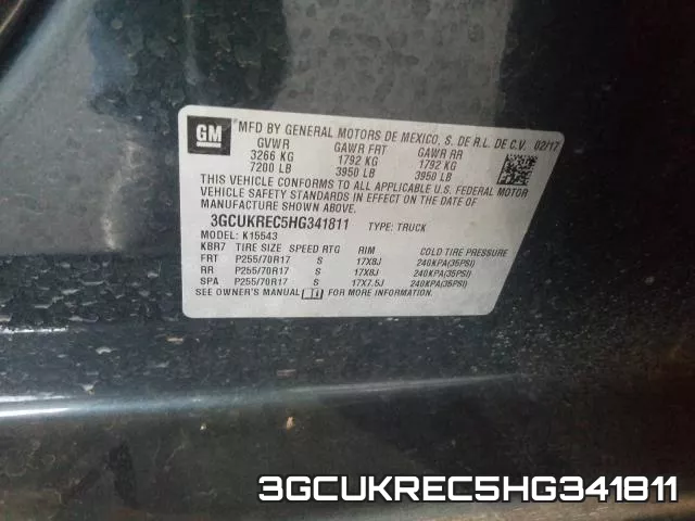 3GCUKREC5HG341811 фото 2