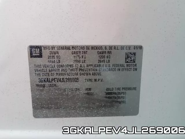 3GKALPEV4JL269006 фото 2