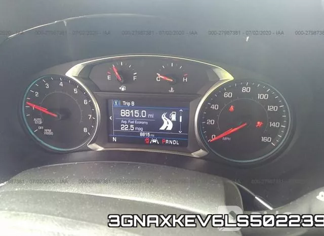 3GNAXKEV6LS502239 фото 8