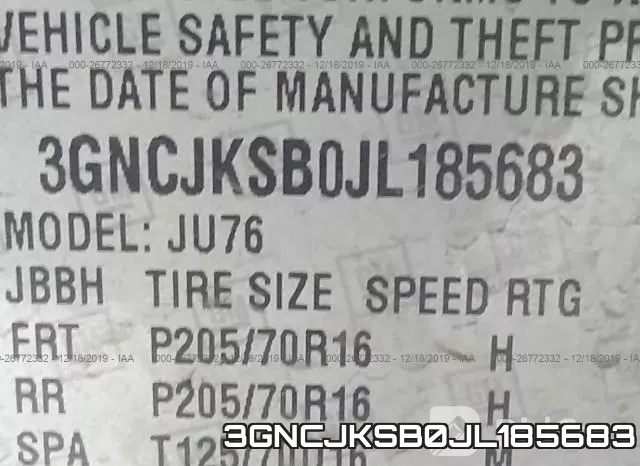 3GNCJKSB0JL185683 фото 10