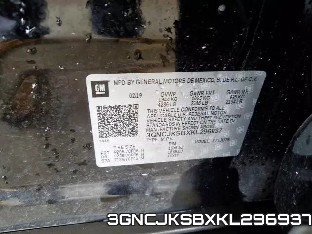 3GNCJKSBXKL296937 фото 2