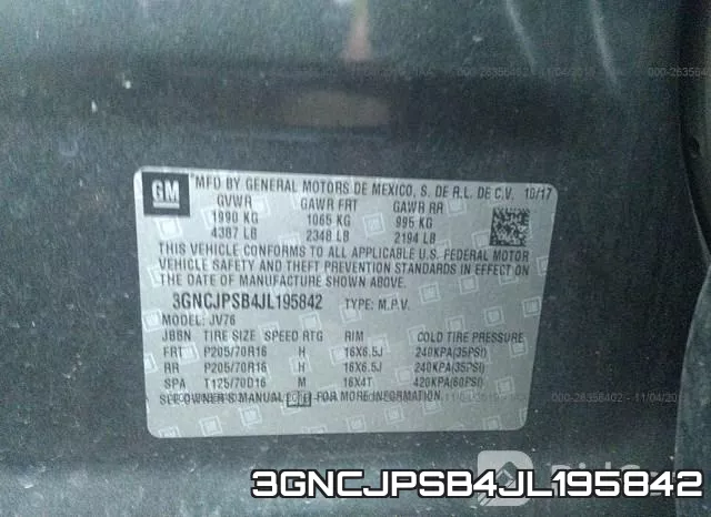 3GNCJPSB4JL195842 фото 10