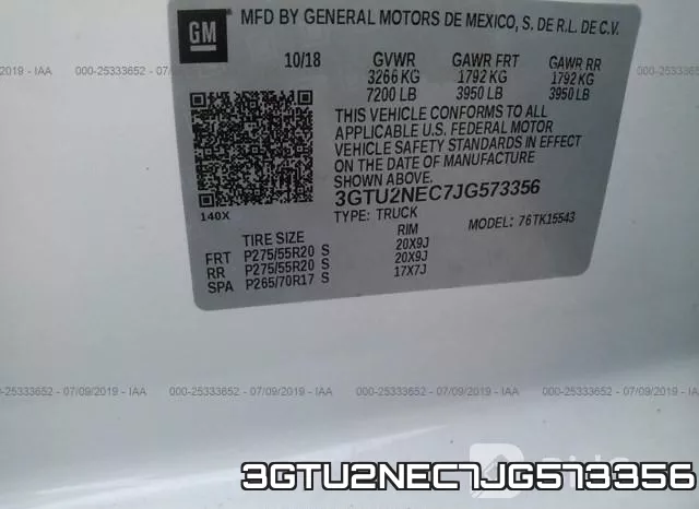 3GTU2NEC7JG573356 фото 10