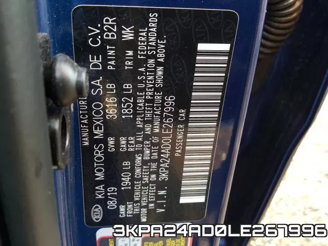 3KPA24AD0LE267996 фото 2