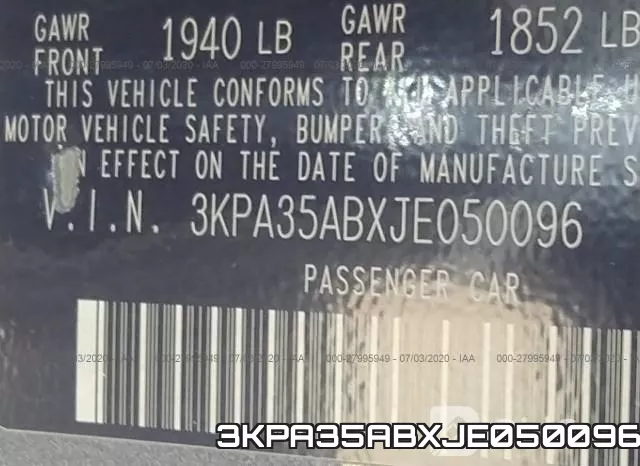 3KPA35ABXJE050096 фото 10