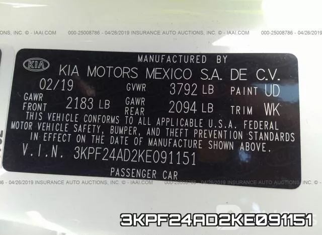 3KPF24AD2KE091151 фото 10