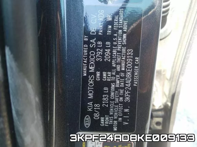 3KPF24AD8KE009133 фото 2